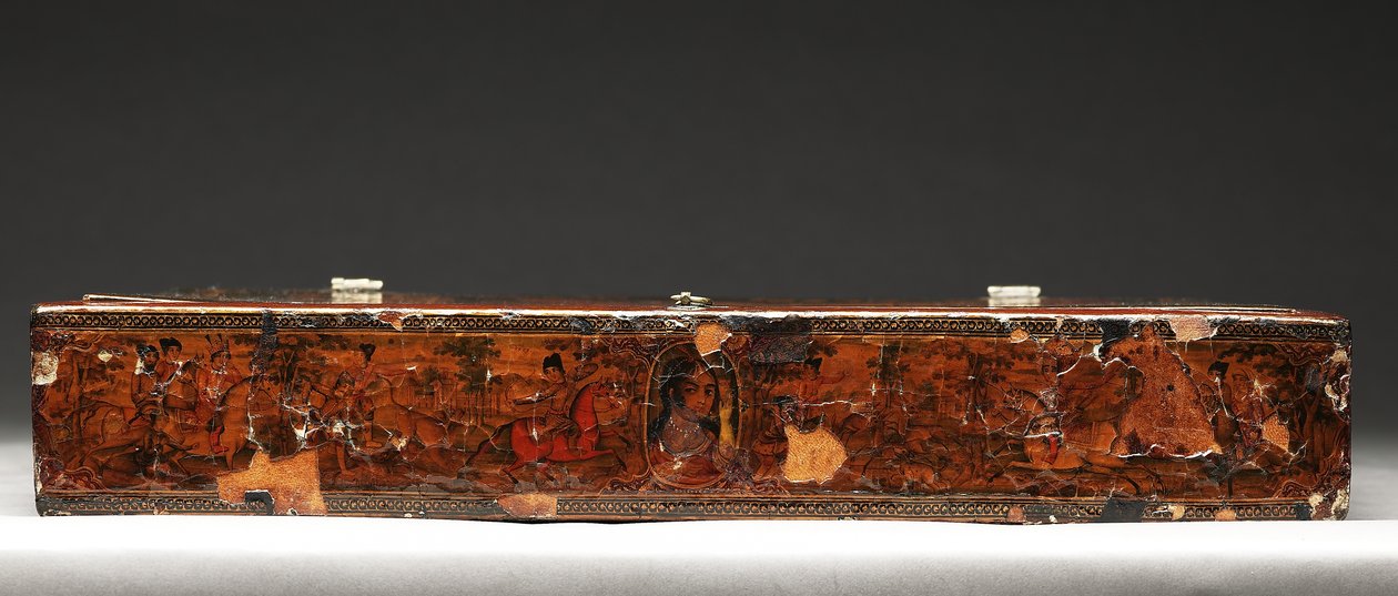 पवित्र परिवार को दर्शाने वाला टूल किट, c.1830 (मिश्रित मीडिया) द्वारा फारसी स्कूल