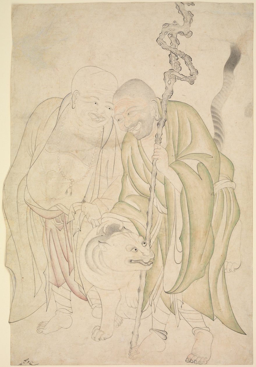दो लोहान, c.1480 (कागज पर स्याही और पारदर्शी जल रंग) द्वारा फारसी स्कूल