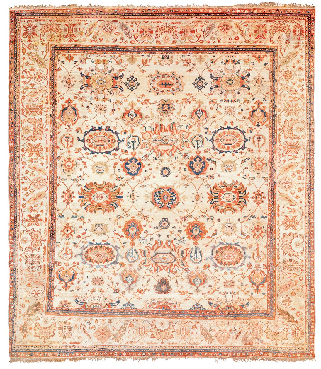 ज़िग्लर कालीन, सुल्तानाबाद जिला, पश्चिम फारस, c.1880 द्वारा फारसी स्कूल