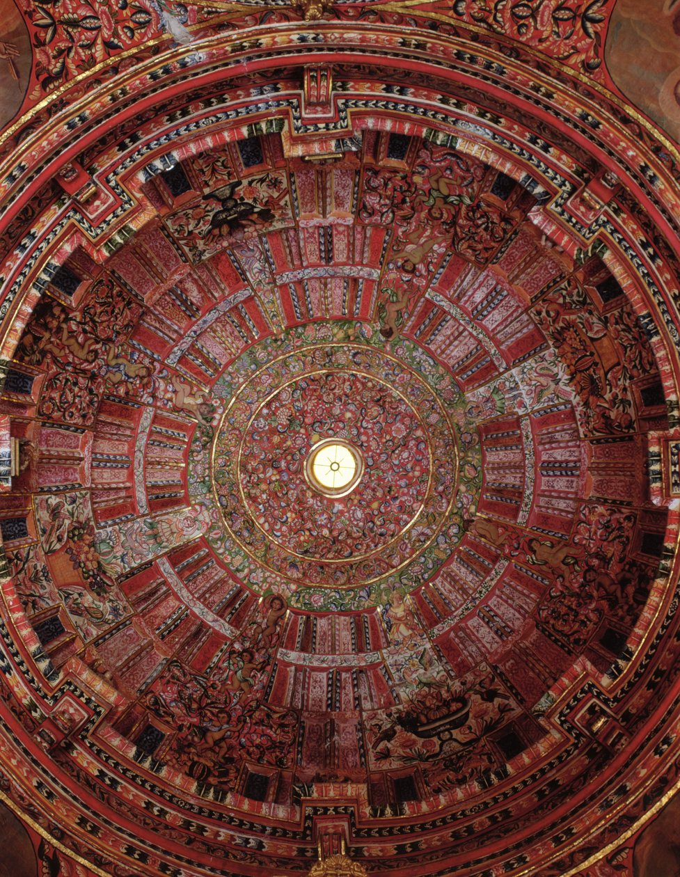 कपोला का दृश्य द्वारा पेरुवियन स्कूल