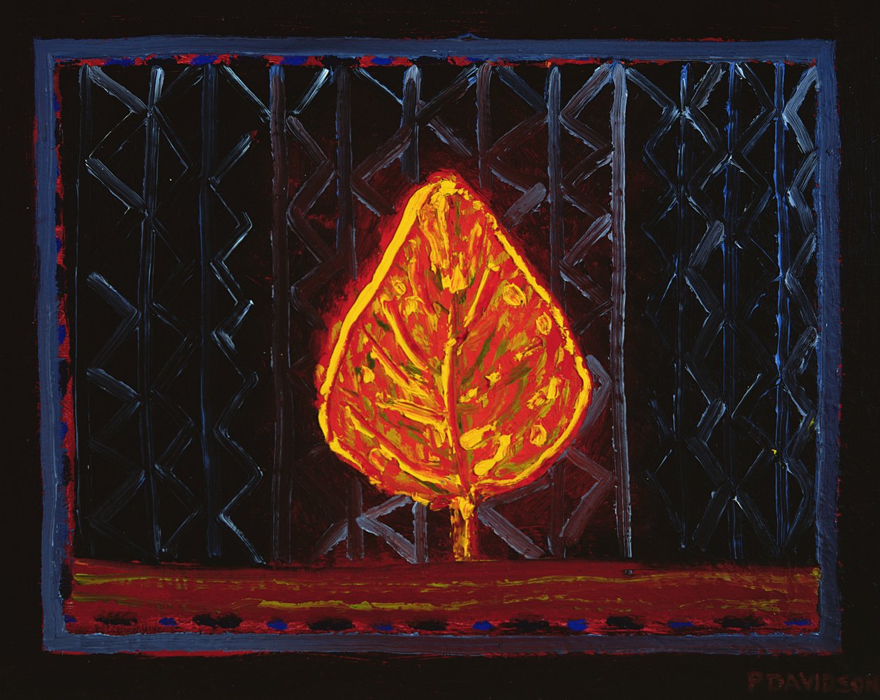 द ग्लोइंग बुश, 1996 द्वारा पीटर डेविडसन