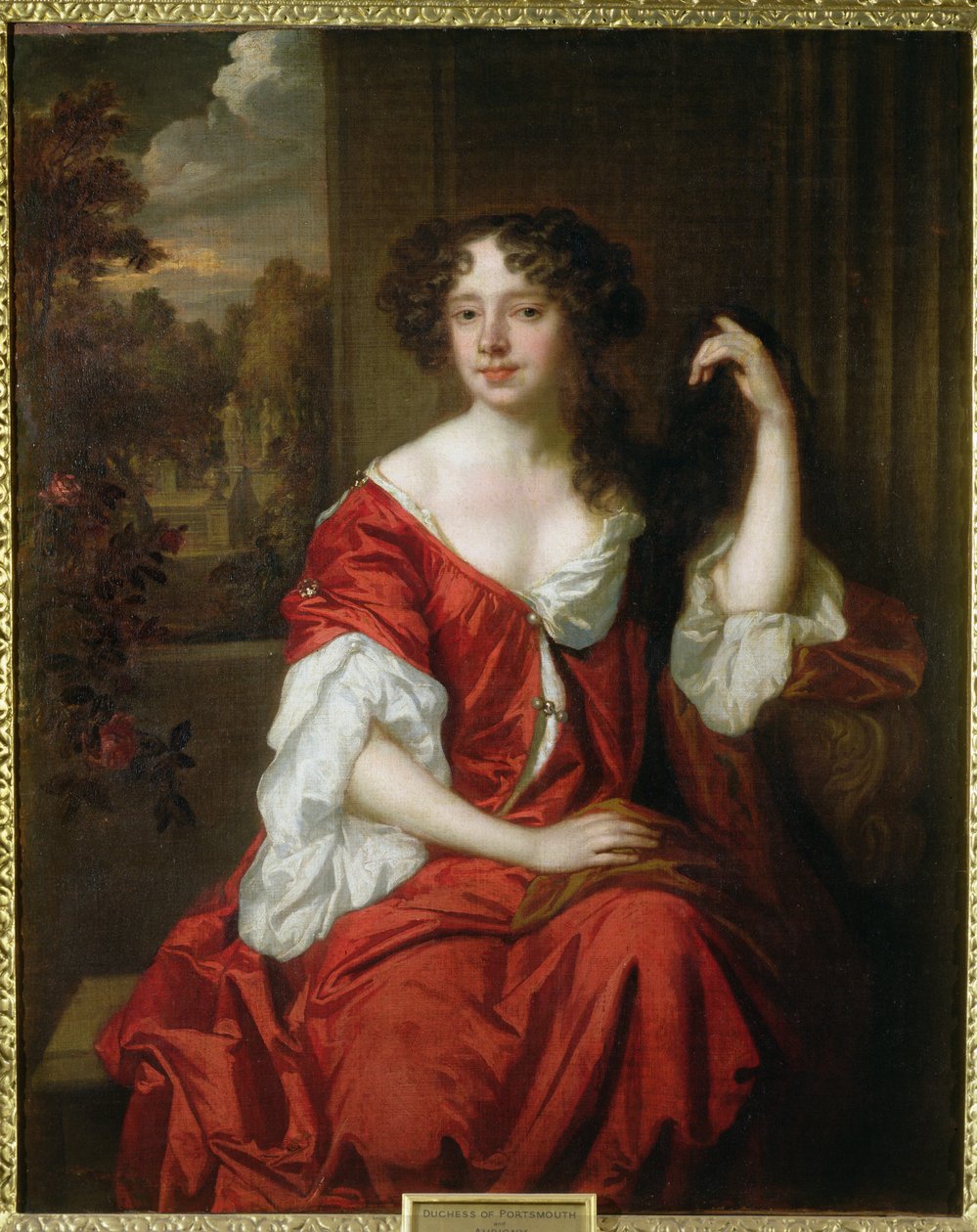 लुईस डी केरोइले (1649-1734) डचेज़ ऑफ ऑबस्माउथ और ऑबगैन द्वारा पीटर लिली