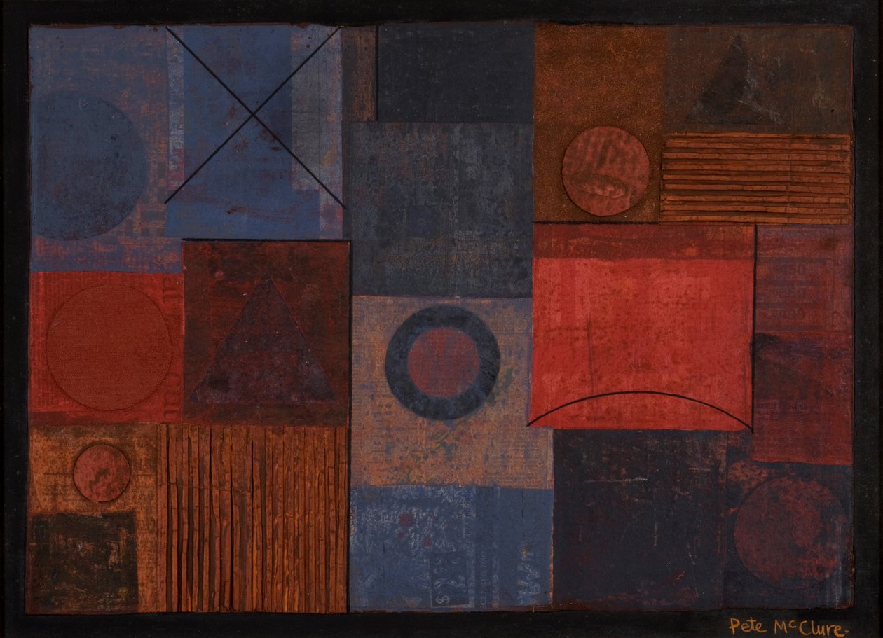 परिधि, 2003 (मिश्रित मीडिया) द्वारा पीटर मैकक्लेर