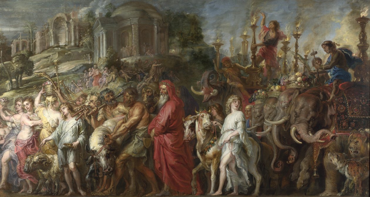 रोमन ट्रायम्फ, c.1630 (कैनवास पर तेल लकड़ी पर रखा गया) द्वारा पीटर पॉल रूबेन्स