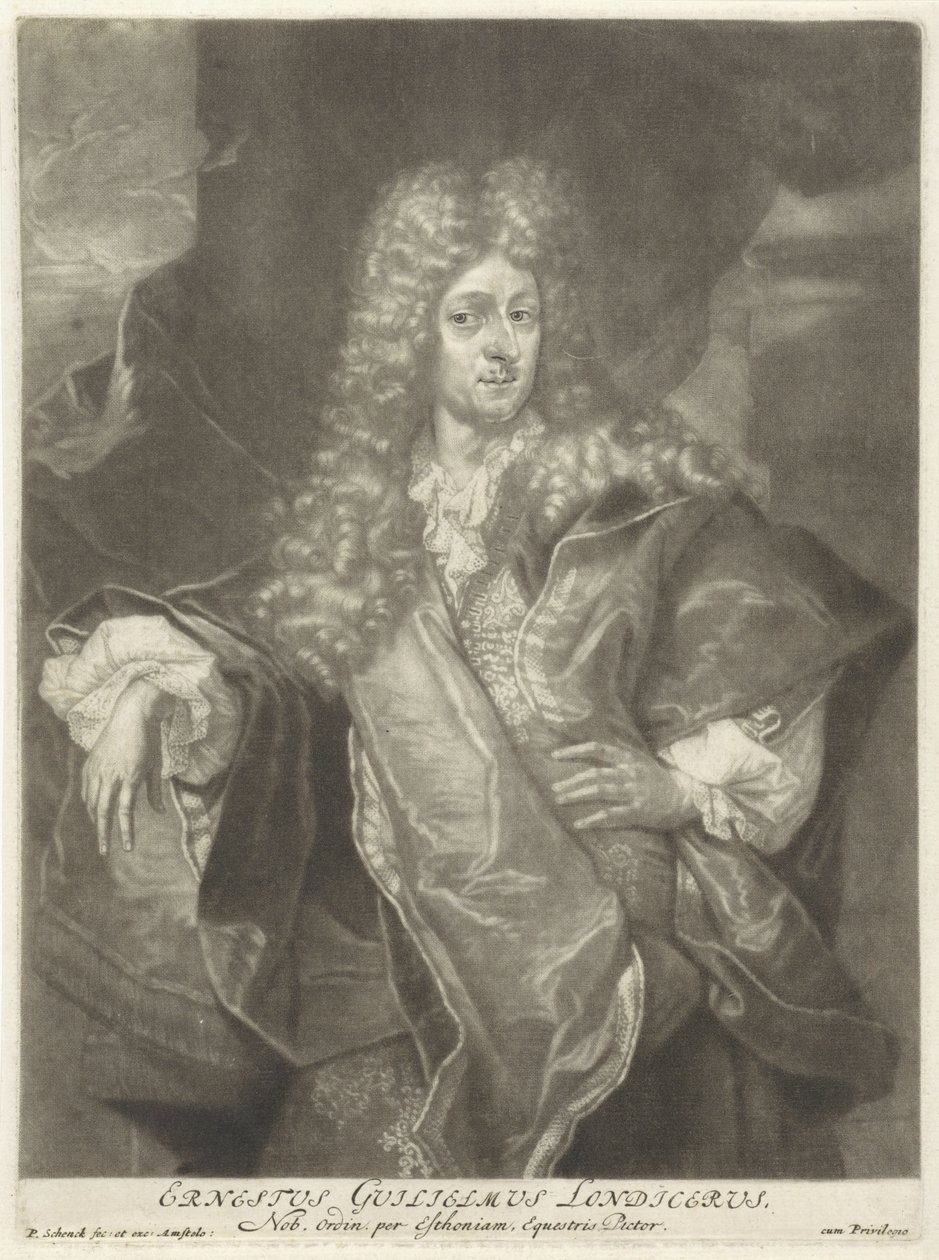 पीटरसन शेंक (I), 1670 - 1713 द्वारा अर्न्स्ट विल्हेम लोंडिस का चित्रण द्वारा पीटर शेंक द एल्डर