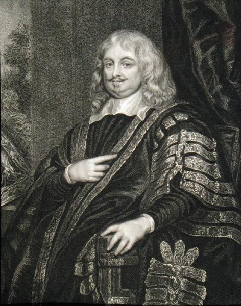 सर एडवर्ड हाइड का पोर्ट्रेट (1609-74) क्लेरेंडन का पहला अर्ल, 'लॉज के ब्रिटिश पोर्ट्रेट्स' से द्वारा पीटर (बाद में) लेली