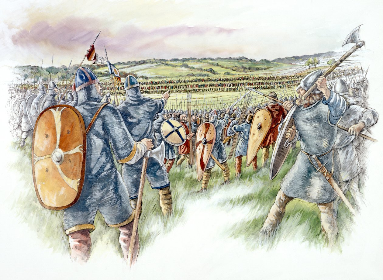 हेस्टिंग्स की लड़ाई, 1066, सी 1990-2010 द्वारा पीटर डुन्नो