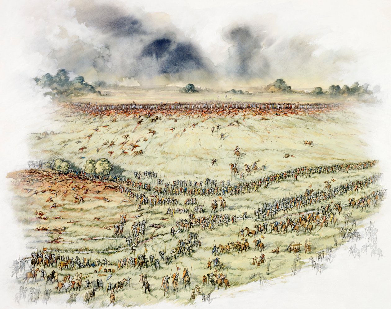 हेस्टिंग्स की लड़ाई, 1066 c1990-2010 द्वारा पीटर डुन्नो