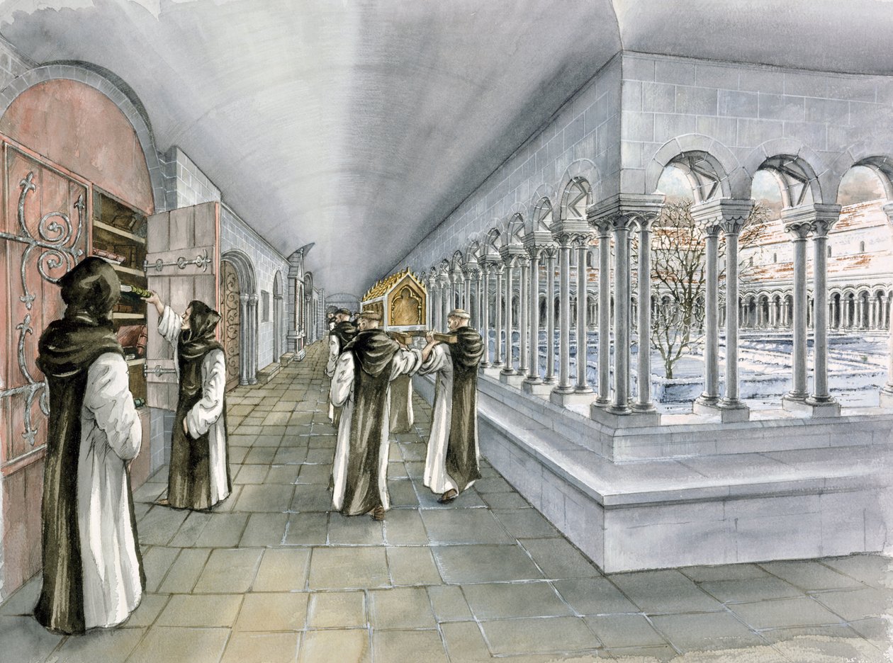 Rievaulx Abbey, 13वीं शताब्दी, c1990-2010 द्वारा पीटर डुन्नो