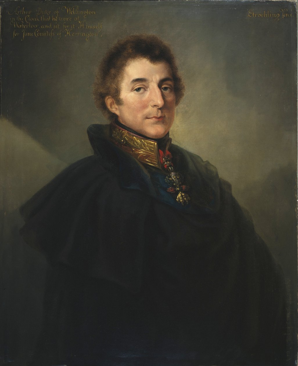 फील्ड मार्शल आर्थर वेलेस्ली, केजी जीसीबी (1769-1852), वेलिंगटन का पहला ड्यूक, 1820 द्वारा पीटर एडवर्ड स्ट्रोहलिंग