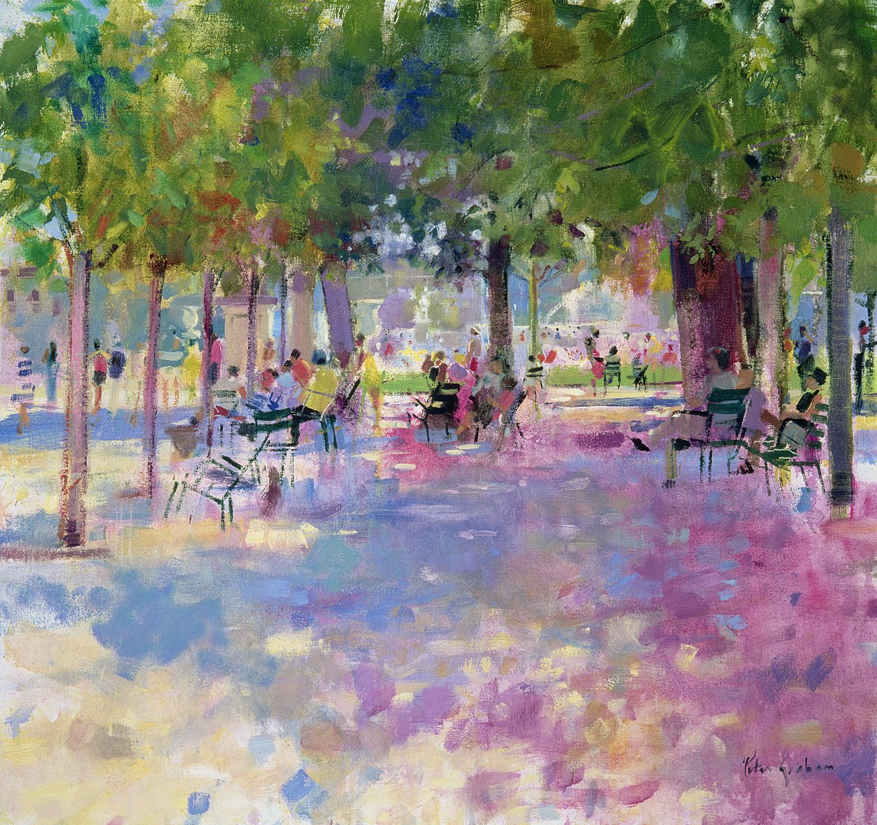 Tuileries, पेरिस द्वारा पीटर ग्राहम (समकालीन)
