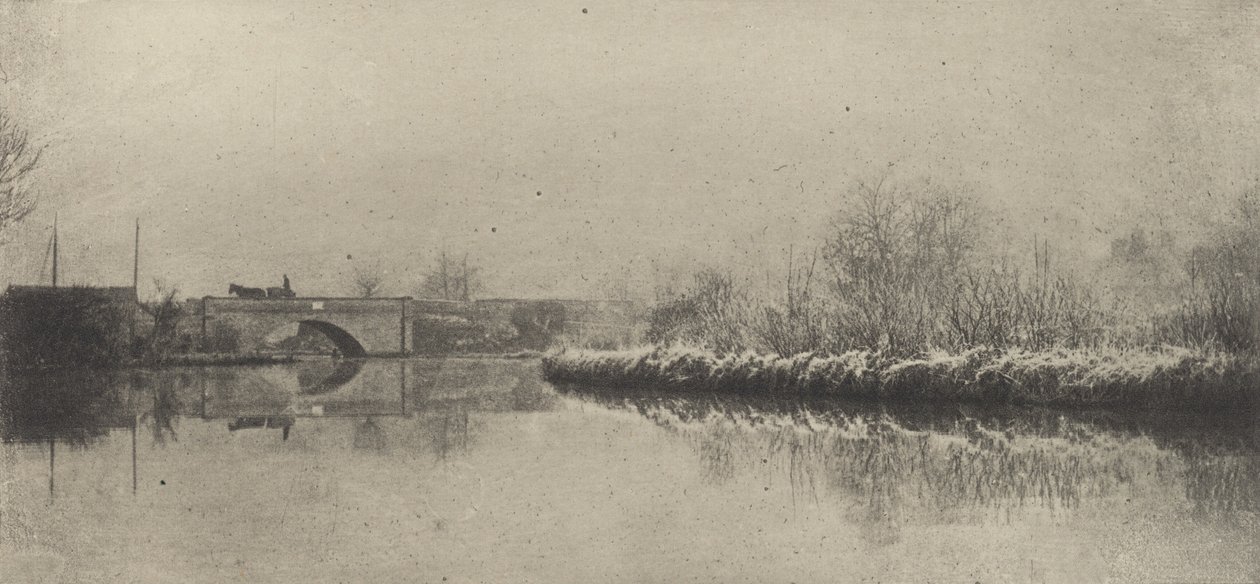 कोल्टिशल में एक फ्रॉस्टी मॉर्निंग, 1890-1891, 1893 मुद्रित। द्वारा पीटर हेनरी इमर्सन