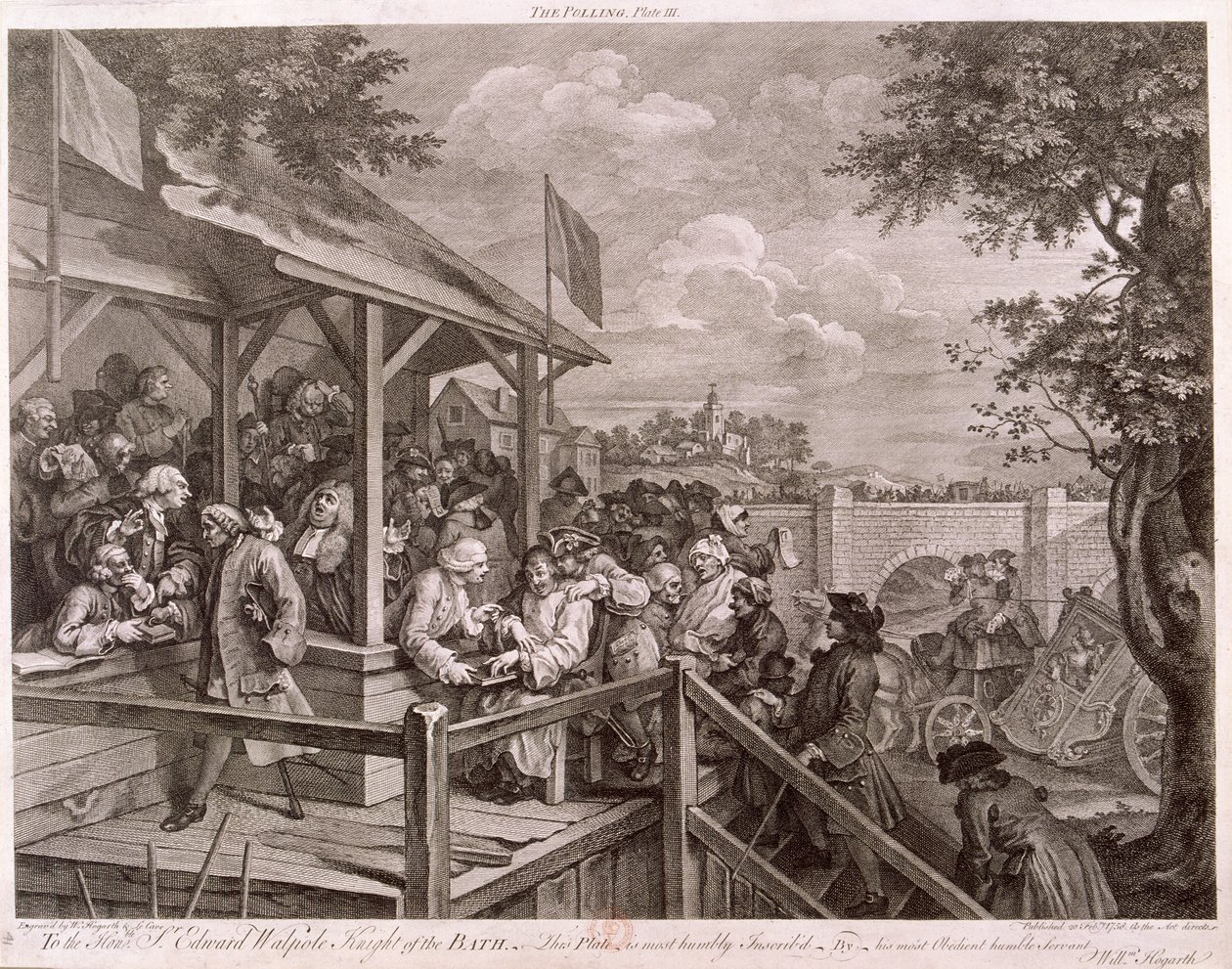 'द पोलिंग', 1758 द्वारा पीटर ला गुफा