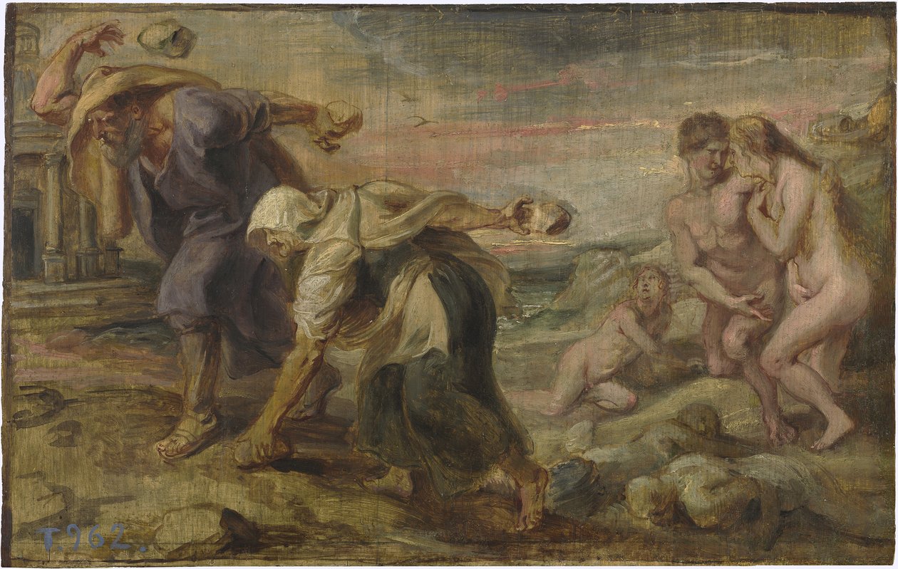 Deucalion और Pyrrha, सीए 1636 द्वारा पीटर पॉल रूबेन्स