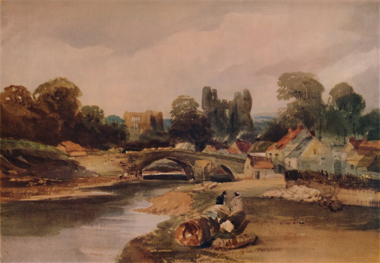 नदी पर एक गाँव, c1824, 1935 द्वारा पीटर डी विंट
