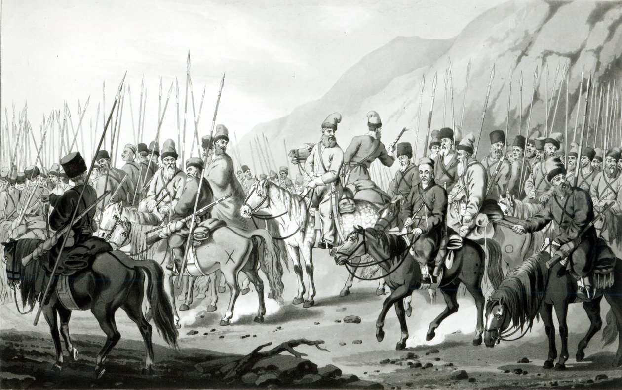 मार्च 13, 1813 में रूसी जनजातियों की विभिन्न जनजातियाँ द्वारा पीटर वॉन हेस