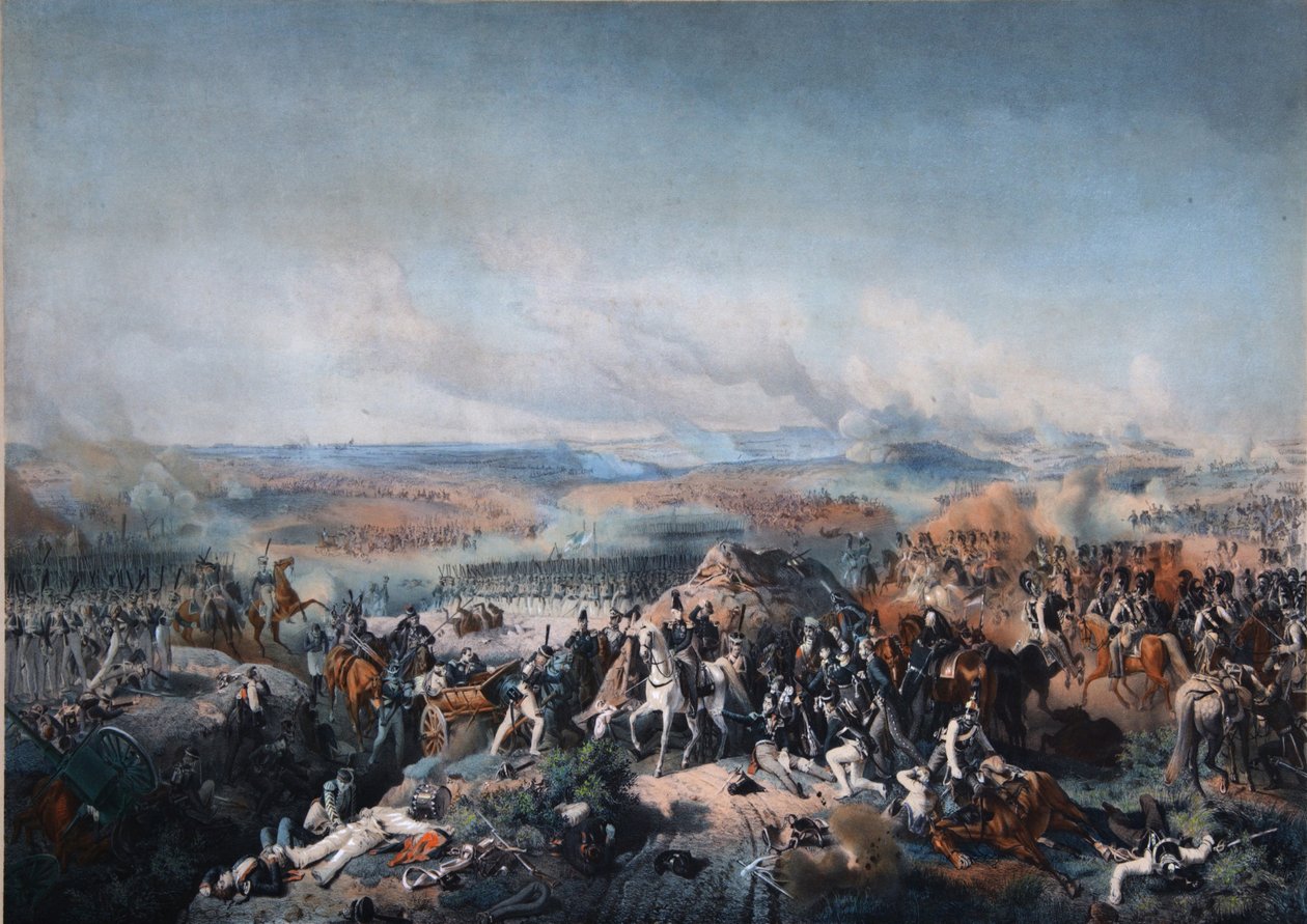 26 अगस्त 1812 को बोरोडिनो की लड़ाई, 19 वीं शताब्दी की पहली तिमाही। द्वारा पीटर वॉन हेस