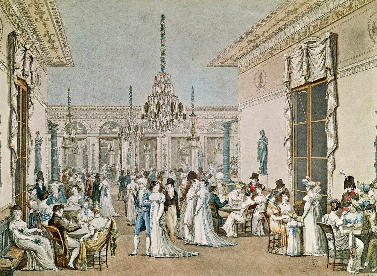 1807 में कैफे फ्रैसैटी (177420 भी देखें) द्वारा फिलीबर्ट लुइस डेब्यूकोर्ट