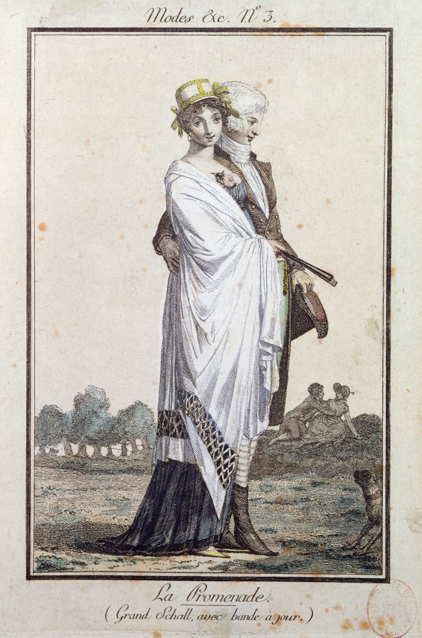 द प्रोमेनेड, c.1799 द्वारा फिलीबर्ट लुइस डेब्यूकोर्ट