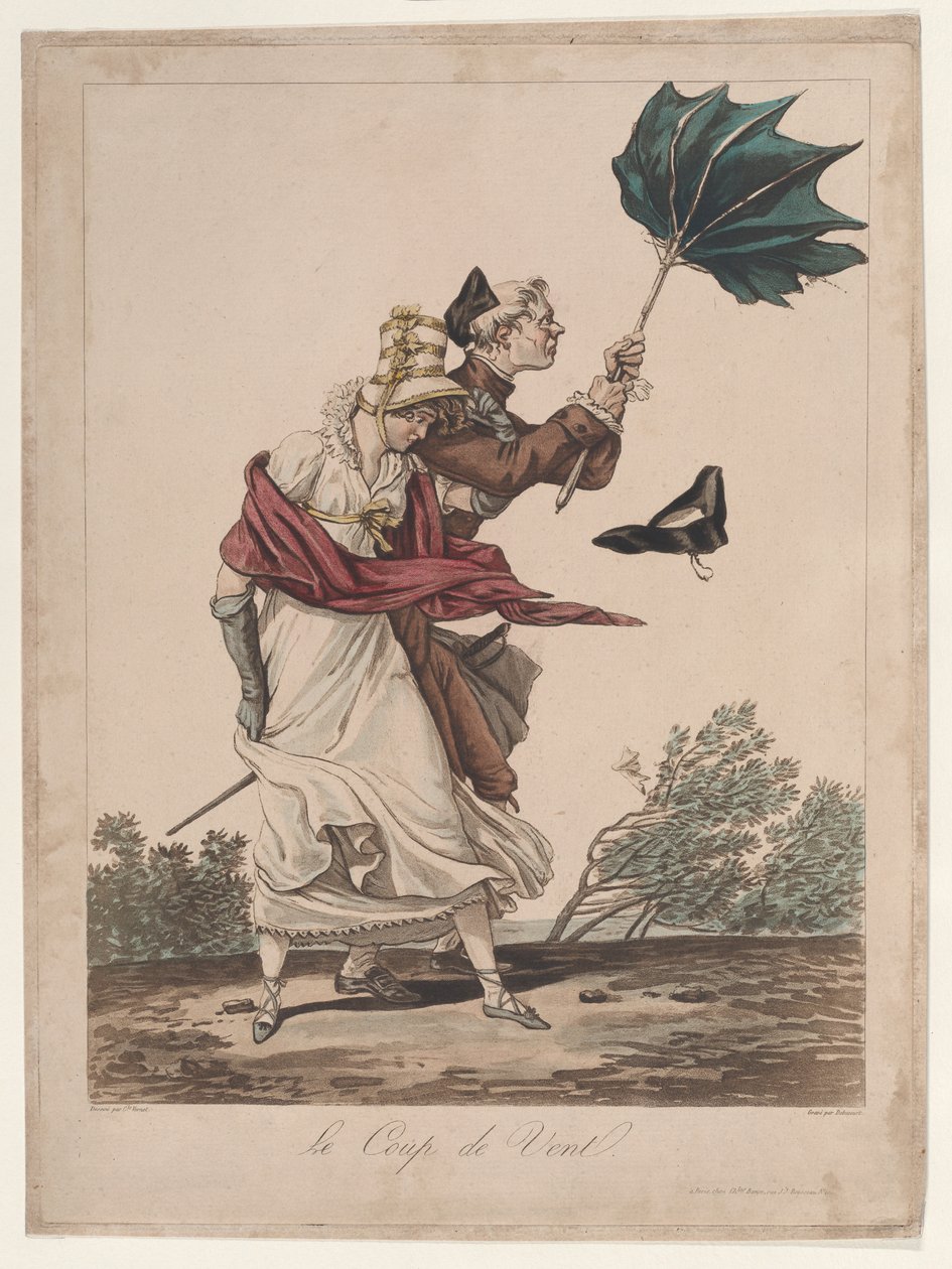 आंधी, 1775-1832। द्वारा फिलीबर्ट लुइस डेब्यूकोर्ट