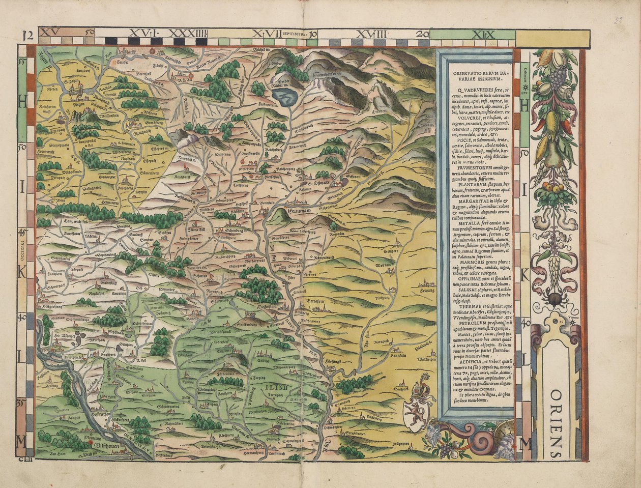 1568 (तालिका 12) से बवेरियन लैंड बोर्ड द्वारा फिलिप एपियन
