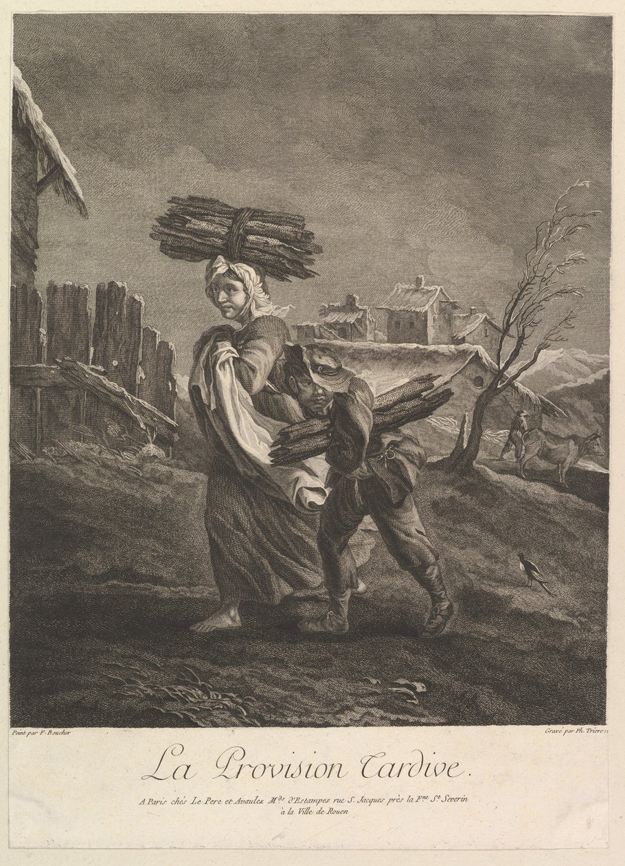 देर से प्रावधान, 1771। द्वारा फिलिप ट्रिएरे