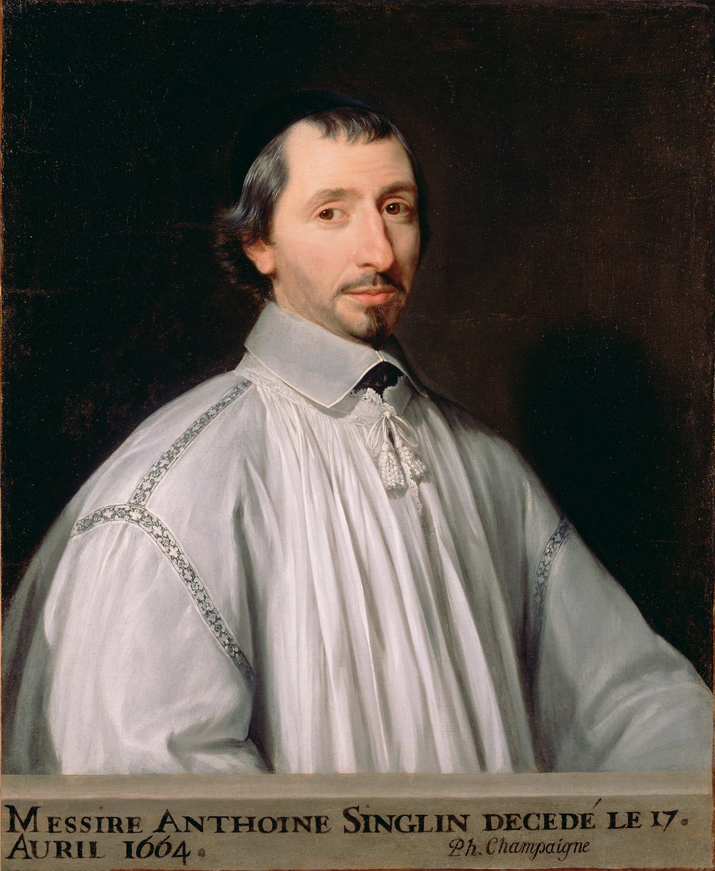 एंटोनी सिंगलिन, c.1646 (कैनवास पर तेल) द्वारा फिलिप डी चंपेनगे