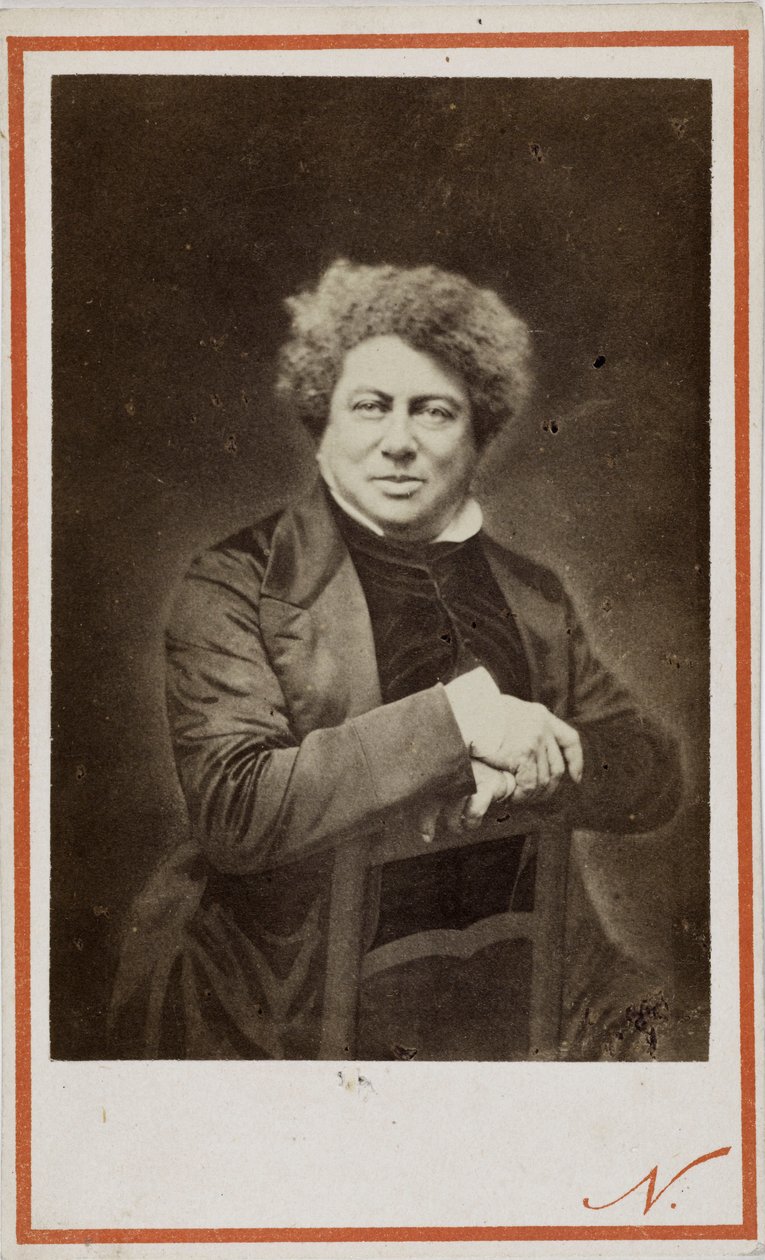 लेखक अलेक्जेंड्रे डुमास पिता 1802-1870, 1870। द्वारा फोटो स्टूडियो नादर।