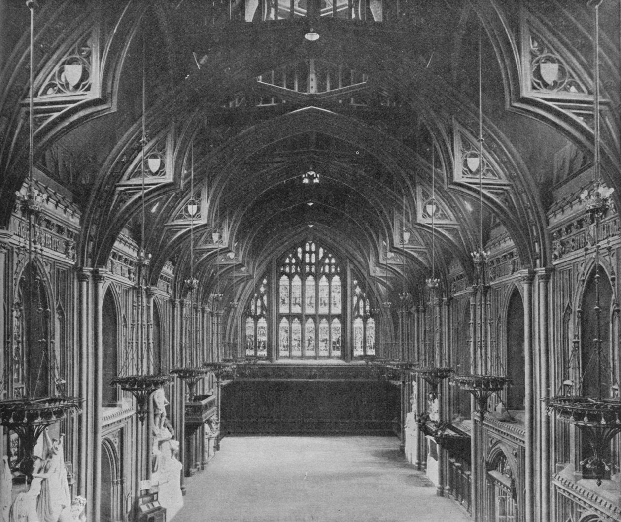 लंदन के सिटी गिल्डहॉल का इंटीरियर, c1904 1906 द्वारा लंदन के फोटोक्रोम सह लि