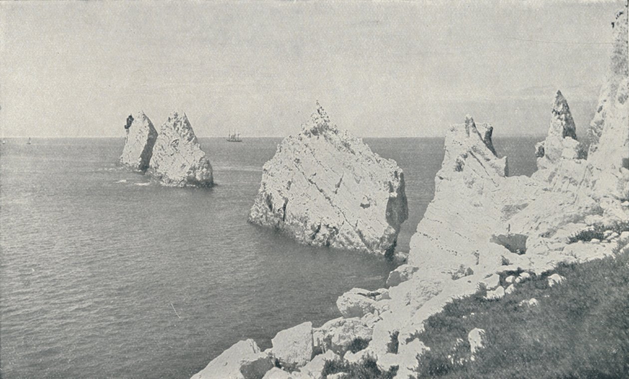 द नीडल्स, 1910 द्वारा लंदन के फोटोक्रोम सह लि