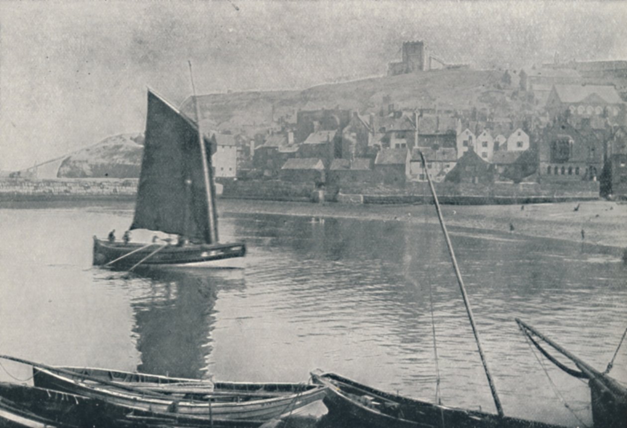 व्हिट्बी हार्बर, 1910 द्वारा लंदन के फोटोक्रोम सह लि