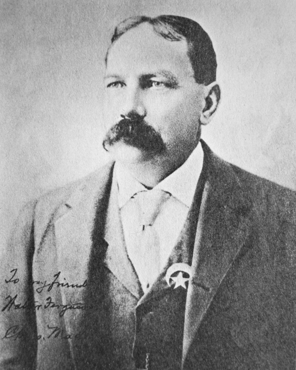 क्रिस मैडसेन (1851-1944) (बी/डब्ल्यू फोटो) द्वारा फोटोग्राफर अमेरिकी