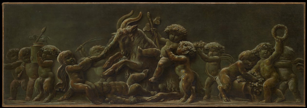 Infant Bacchanal, 1780s.  द्वारा पिअत जोसेफ सॉवेज
