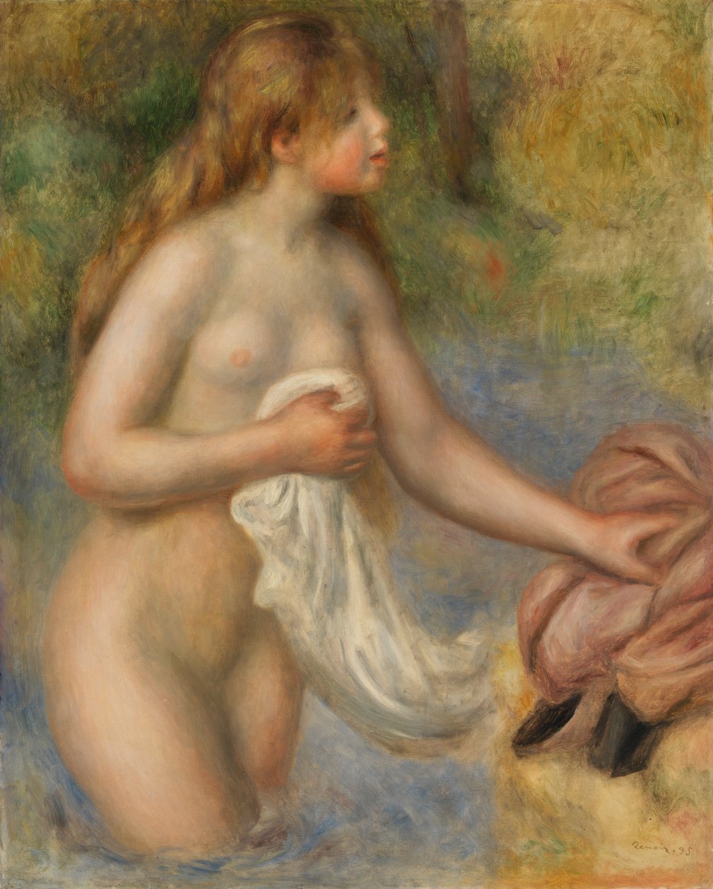 Bather (Baigneuse) द्वारा पियरे अगस्टे रेनॉयर