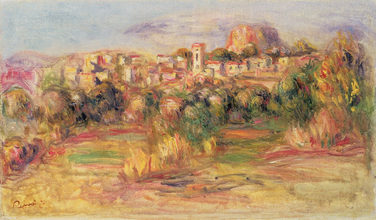 Cagnes, c.1900 द्वारा पियरे अगस्टे रेनॉयर