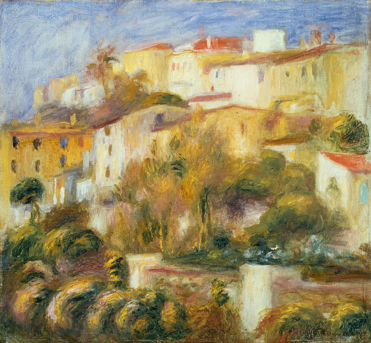 Cagnes पर घर, c.1900 द्वारा पियरे अगस्टे रेनॉयर