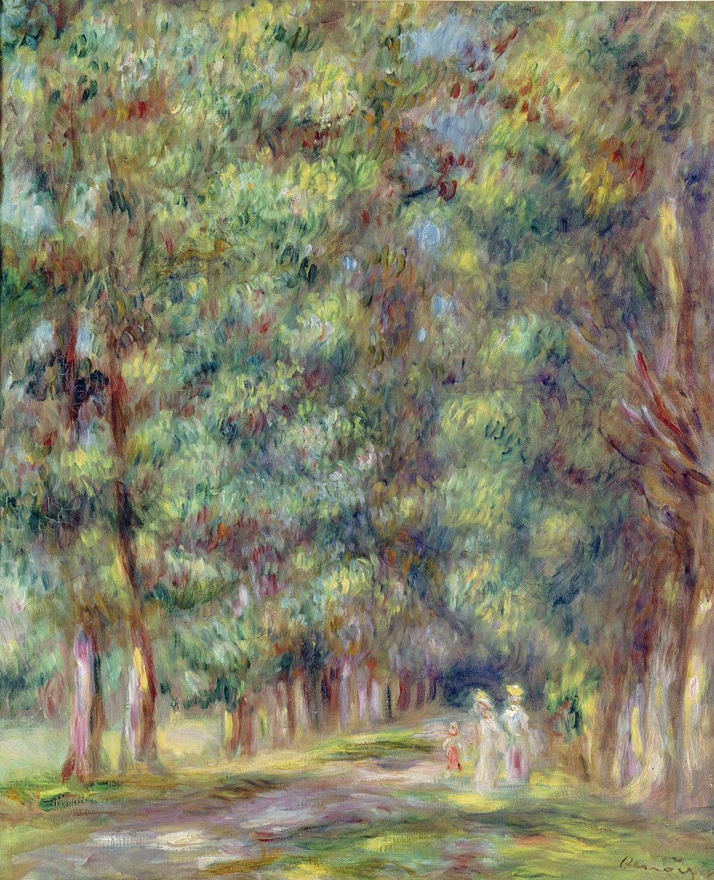 पथ इन वुड, 1910 द्वारा पियरे अगस्टे रेनॉयर
