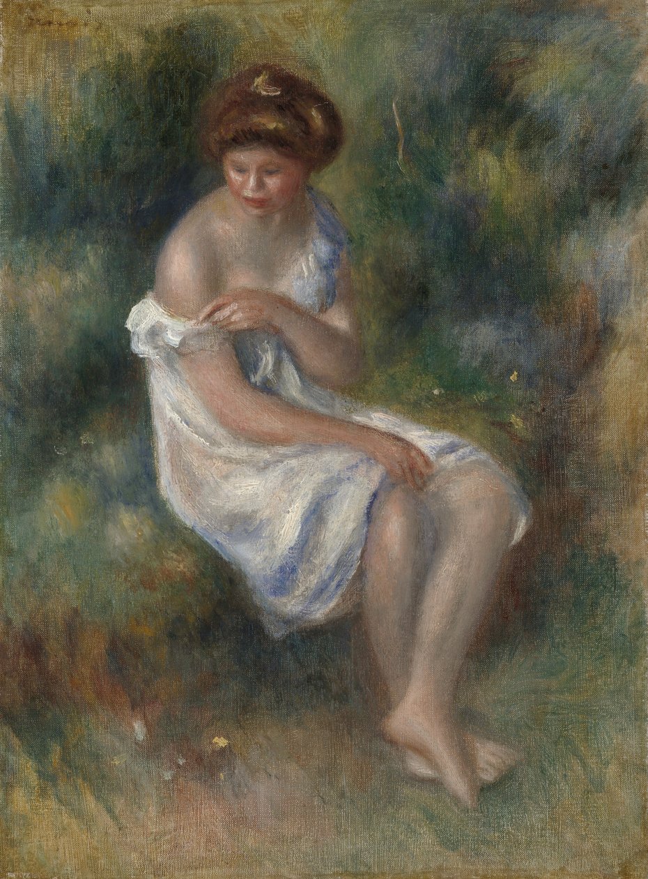 द Bather, c.1900 द्वारा पियरे अगस्टे रेनॉयर