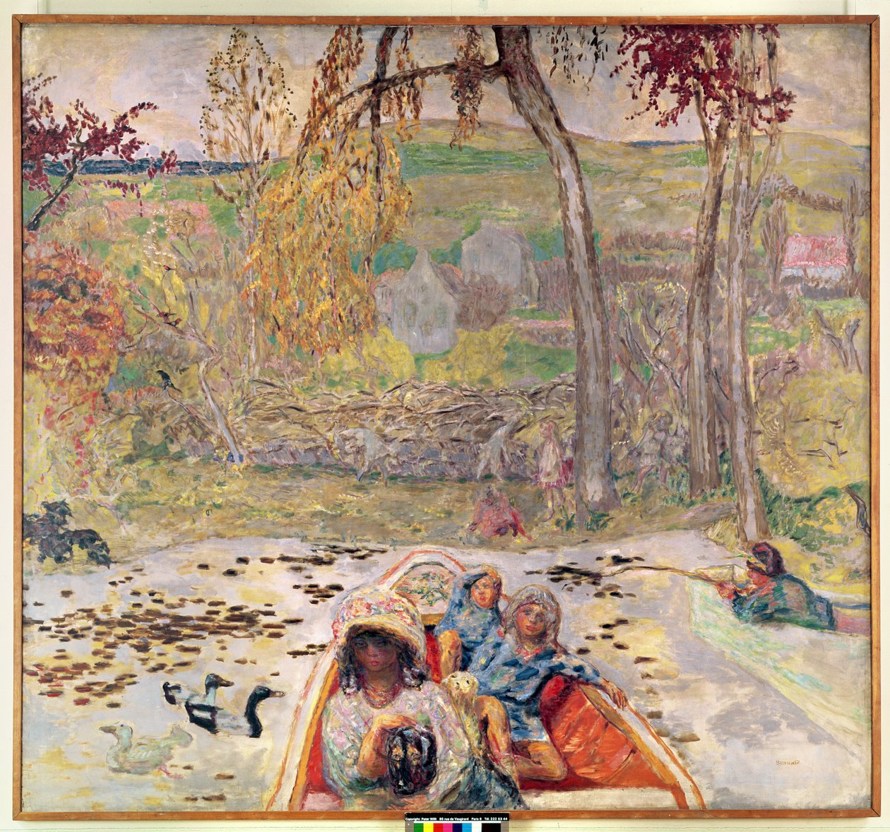 नाव में, c.1907 द्वारा पियरे बोनार्ड