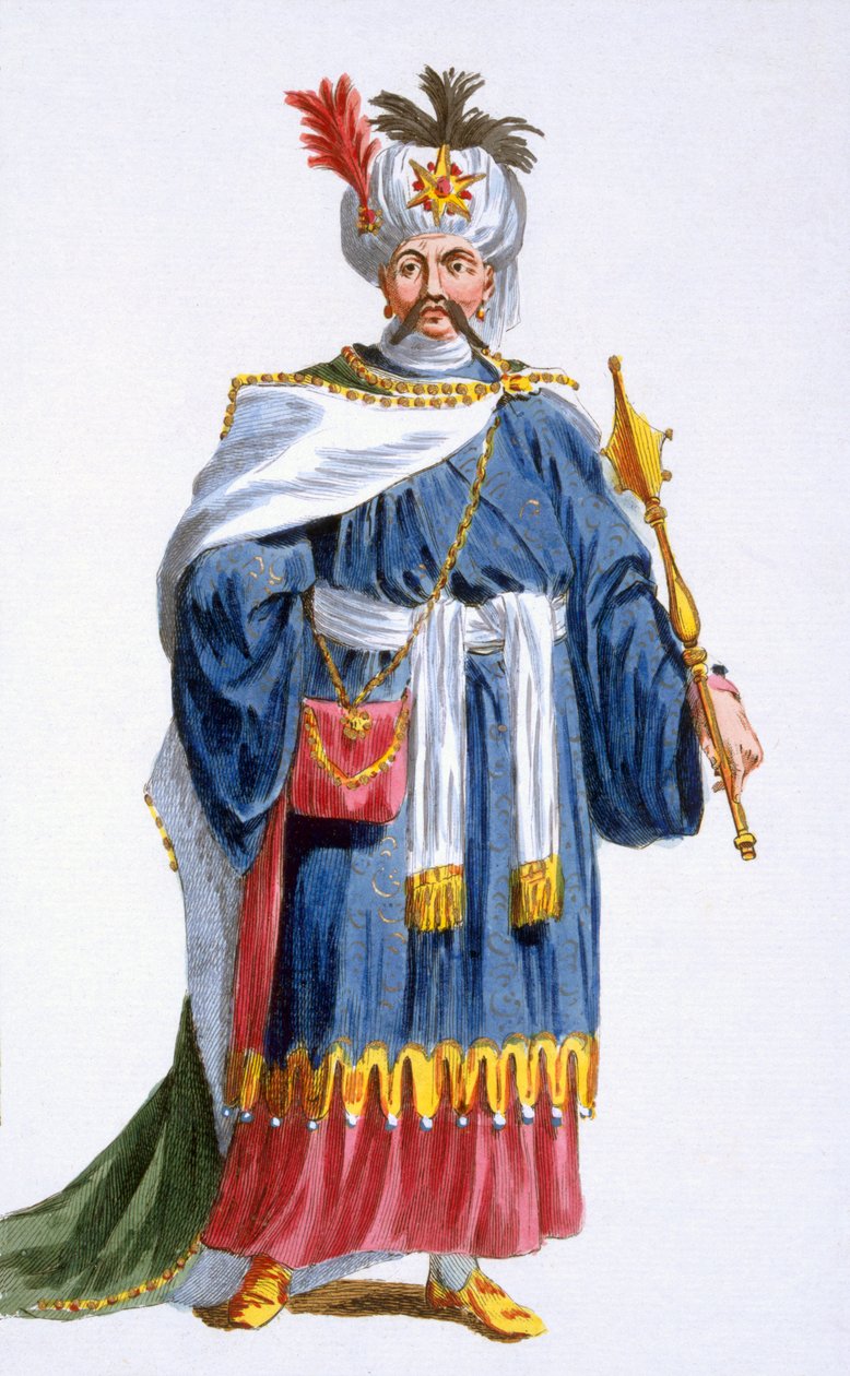 जापानी सम्राट कोगुन, 1780 द्वारा पियरे डुफोलोस