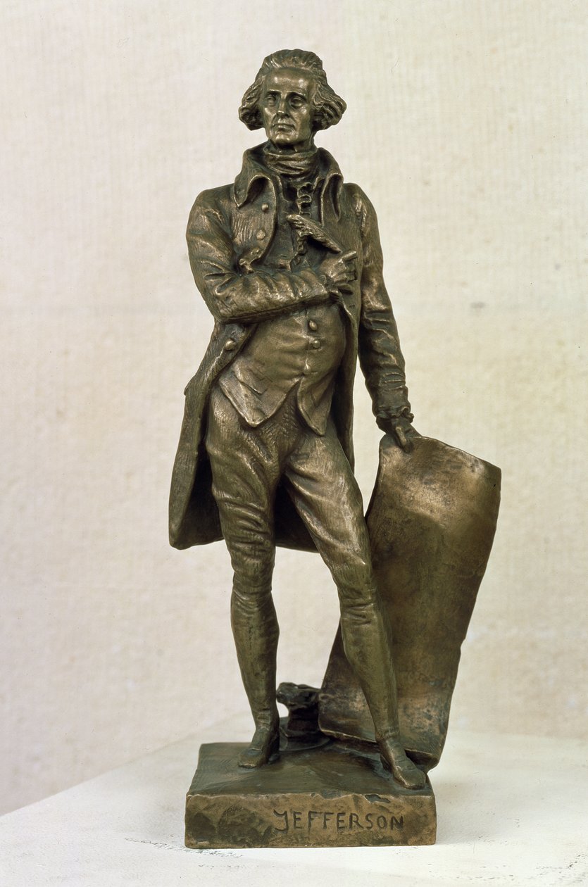 थॉमस जेफरसन (1743-1826) (कांस्य) द्वारा पियरे जीन डेविड डी'अंजर्स