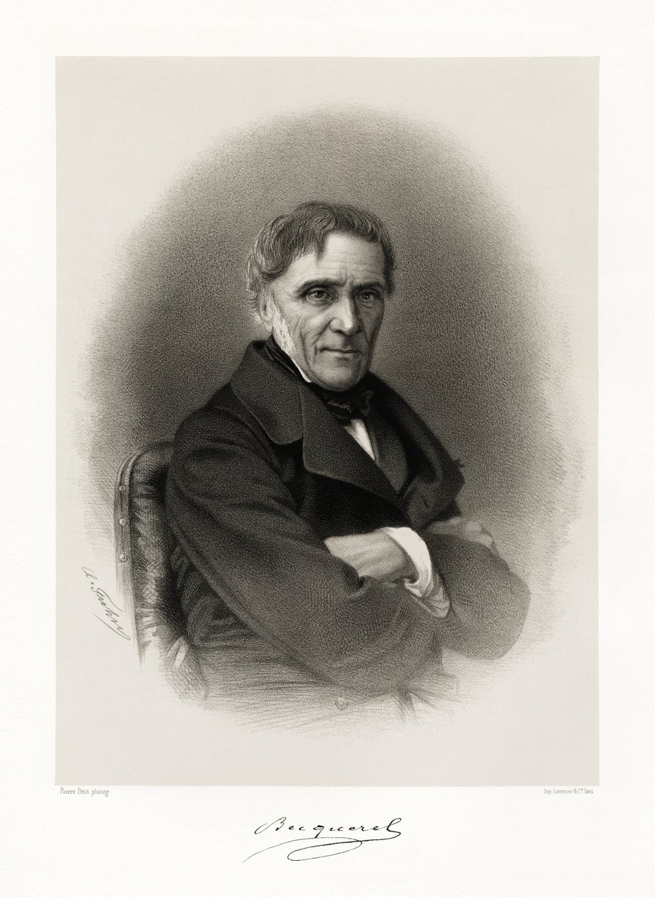 एंटोनी सेसर बेकरेल, 1865-66 द्वारा पियरे पेटिट