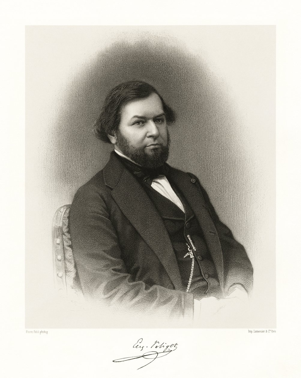 यूजीन मेलचीर पेलीगोट, 1865-66 द्वारा पियरे पेटिट
