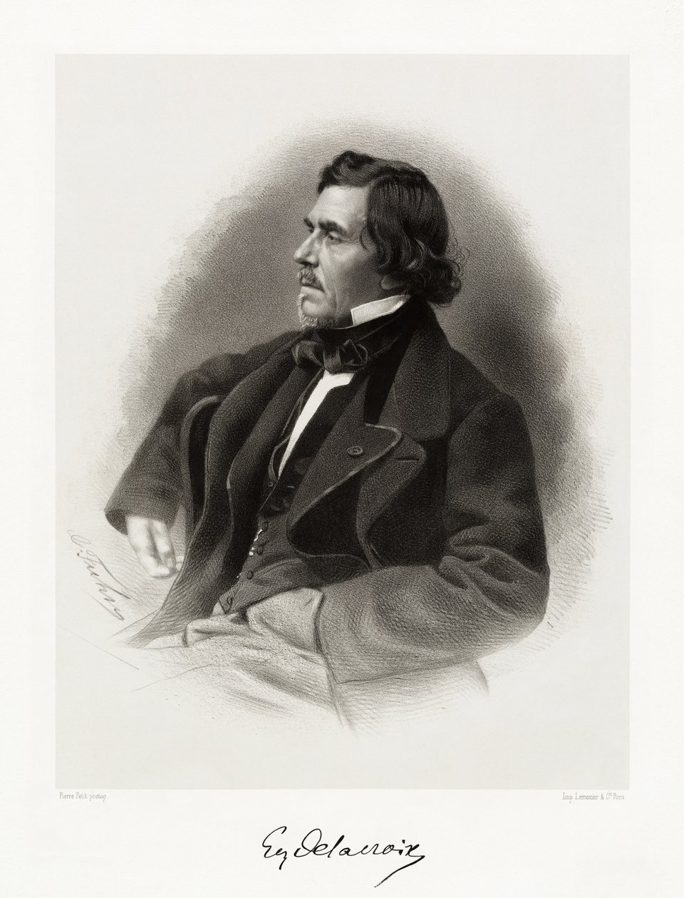 फर्डिनेंड विक्टर यूजेन डेलाक्रोइक्स, 1865-66 द्वारा पियरे पेटिट