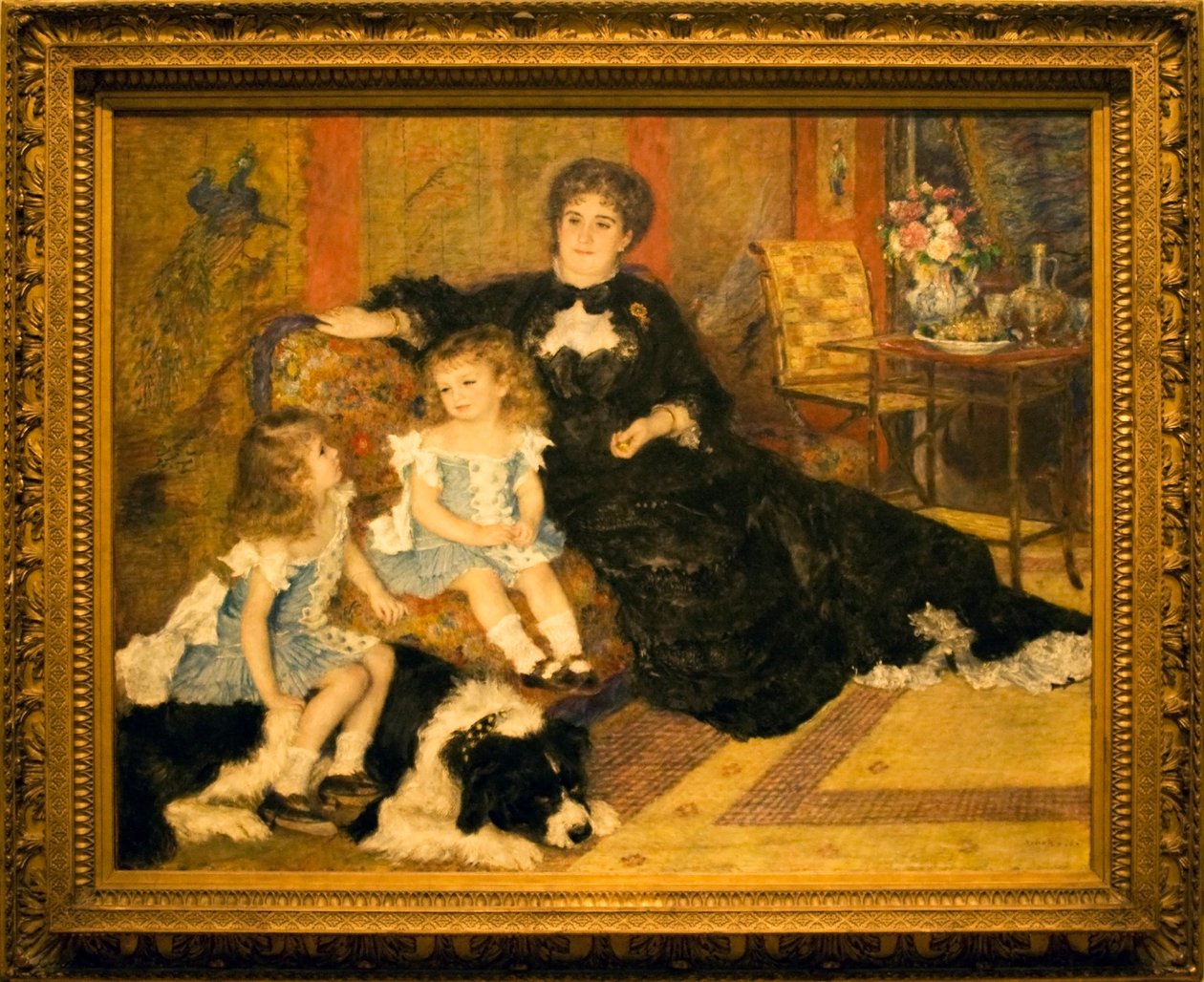 Mme Charpentier और उसके बच्चे द्वारा पियरे अगस्टे रेनॉयर