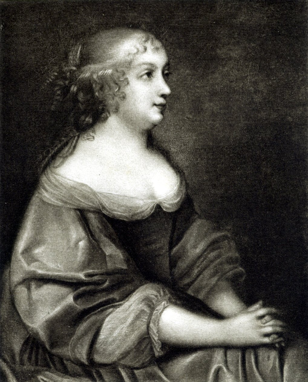 ऑस्ट्रिया की ऐनी (1601 - 1666), फ्रांस की रानी और लुई XIV की मां नवरे का पोर्ट्रेट द्वारा पियरे (बाद) मिग्नार्ड