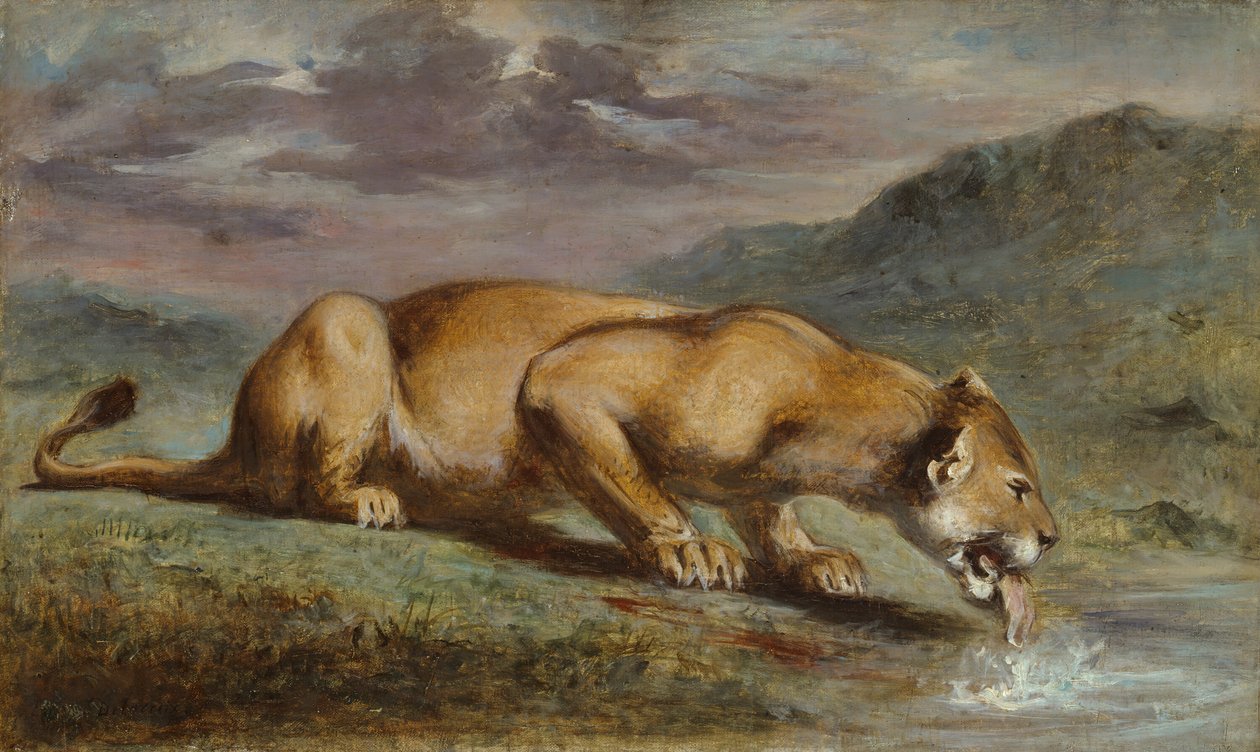घायल शेरनी, 184050। द्वारा पियरे एंड्री