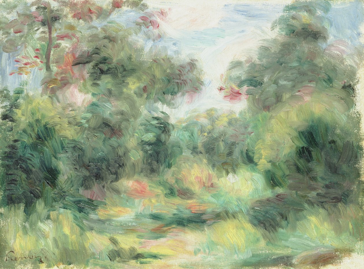 Clairiere, c.1900 (कैनवास पर तेल) द्वारा पियरे अगस्टे रेनॉयर