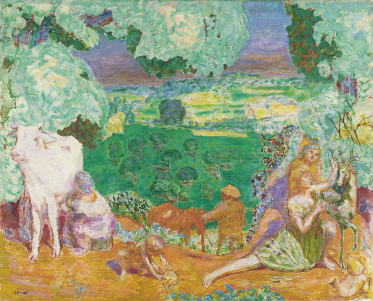 ला सिम्फनी पेस्टल लैंडस्केप, 1916-1920 द्वारा पियरे बोनार्ड