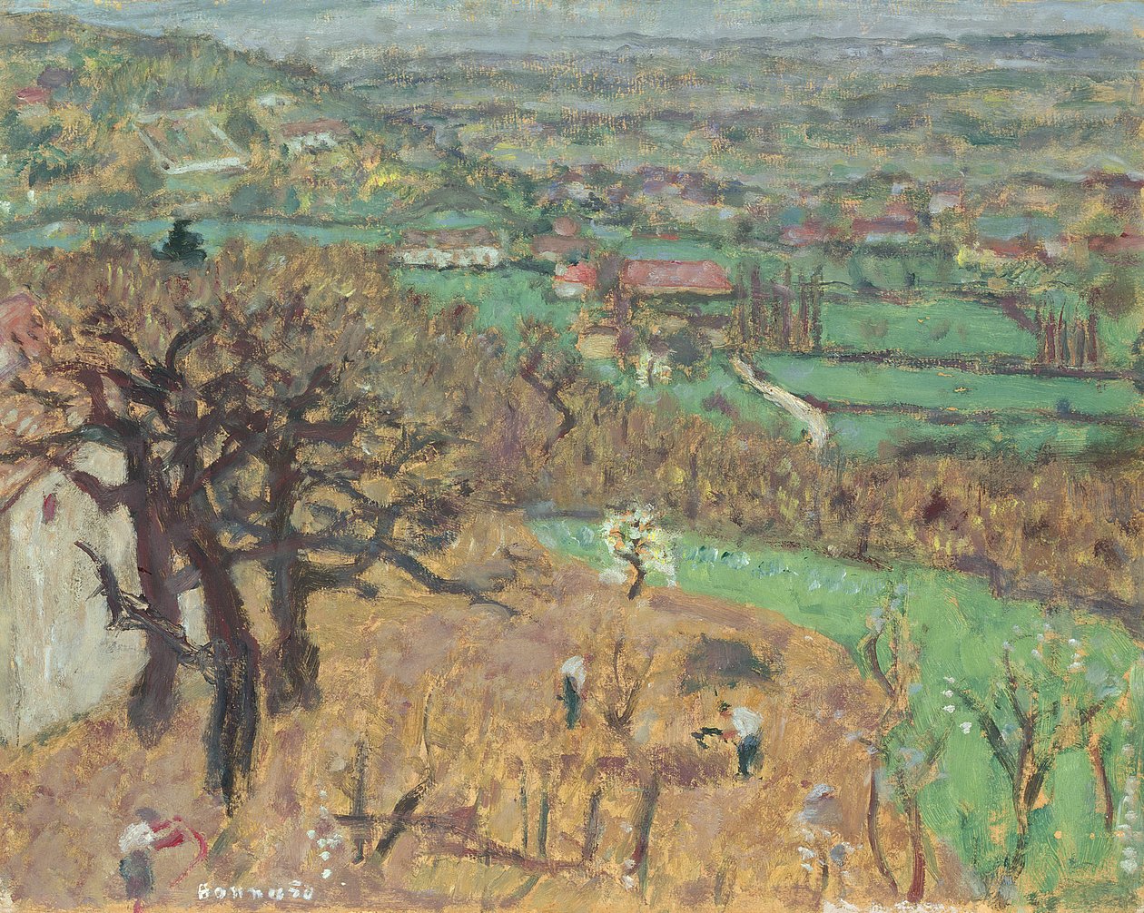 डेफिन में लैंडस्केप, c.1899 द्वारा पियरे बोनार्ड